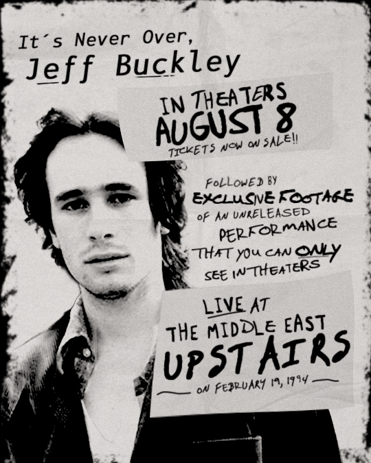 Magnolia Pictures will release IT’S NEVER OVER, JEFF BUCKLEY in&nbsp;theaters